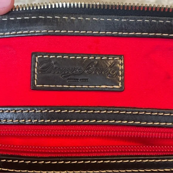 Dooney & Bourke Black Leather Handbag - Picture 4 of 8